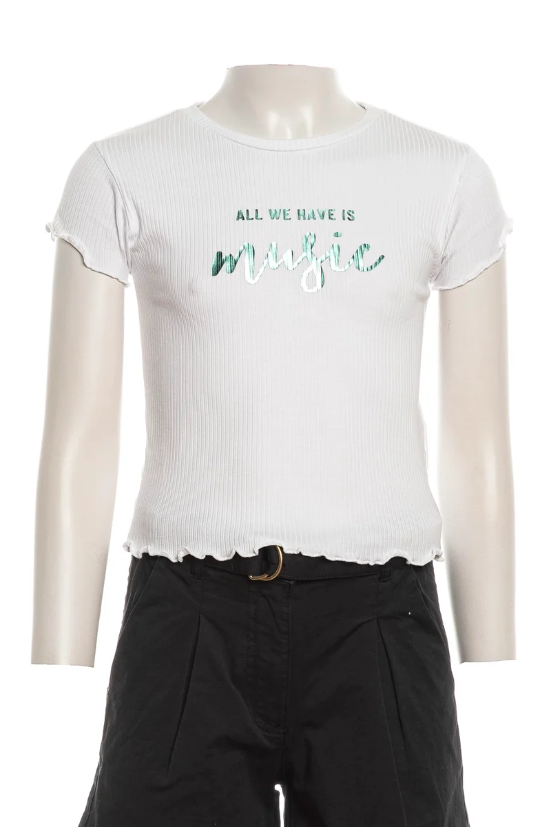 T Shirt Sarabanda Music Da Bambina Bianca