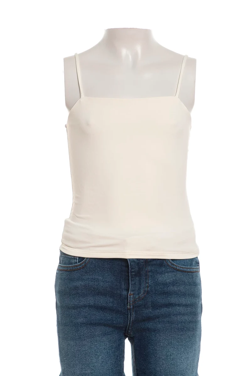 Top Canotta Kids Only Gea Double Layer Da Bambina Latte