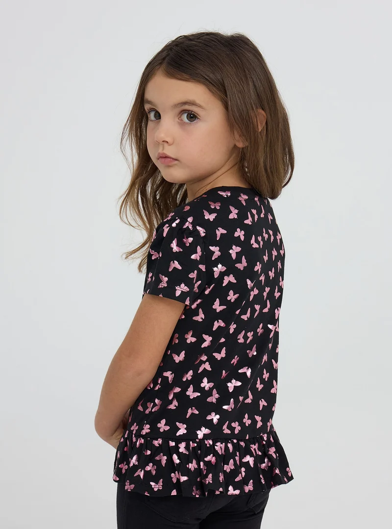 T-shirt fantasia farfalle