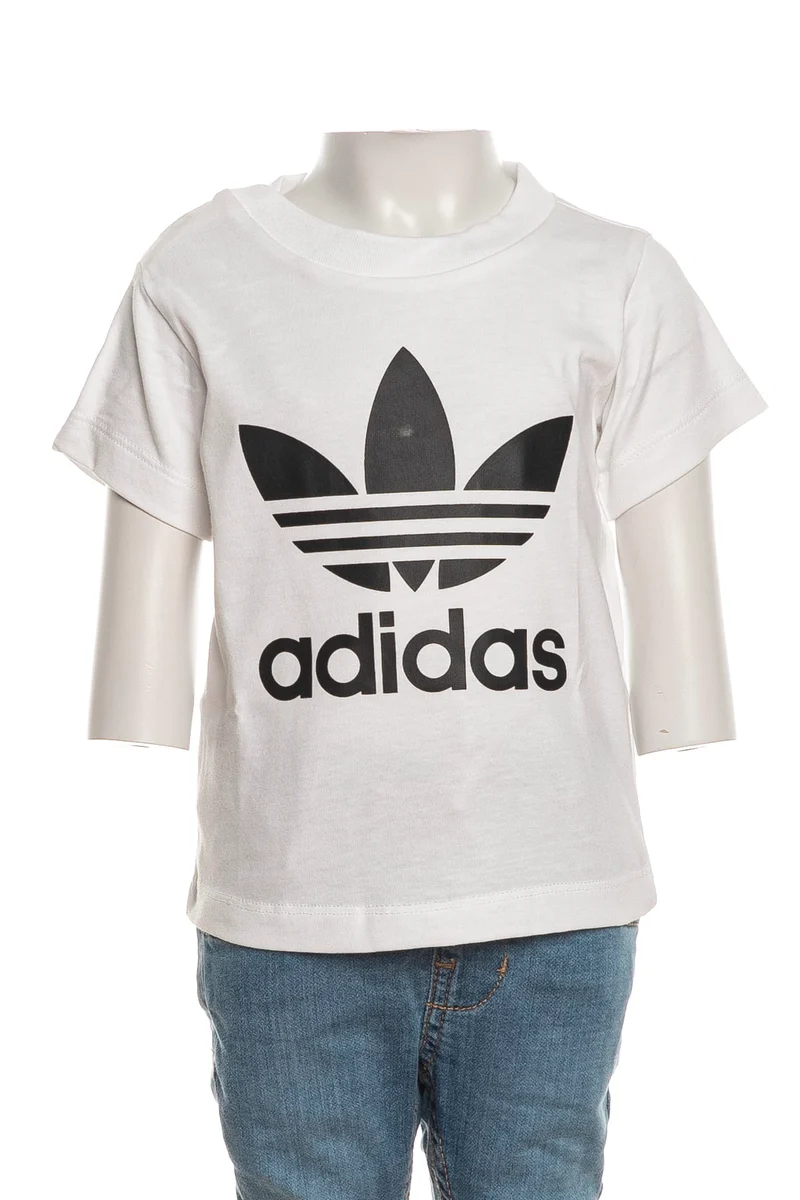 T Shirt Adidas Originals Trefoil Tee Da Bambina Bianca