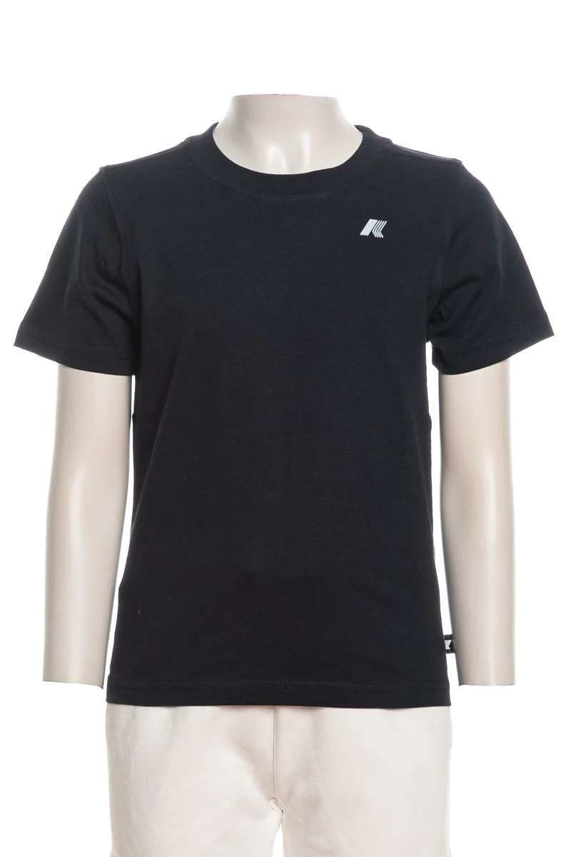 T Shirt K-Way P Odom Vertical Isobar Da Bambino Blu Notte