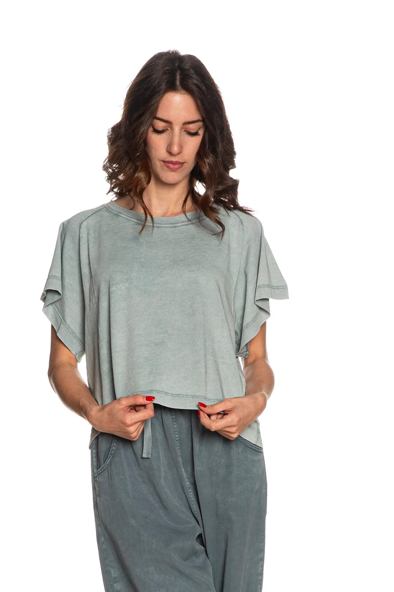 T Shirt Deha Blouse Da Donna Celeste Polvere