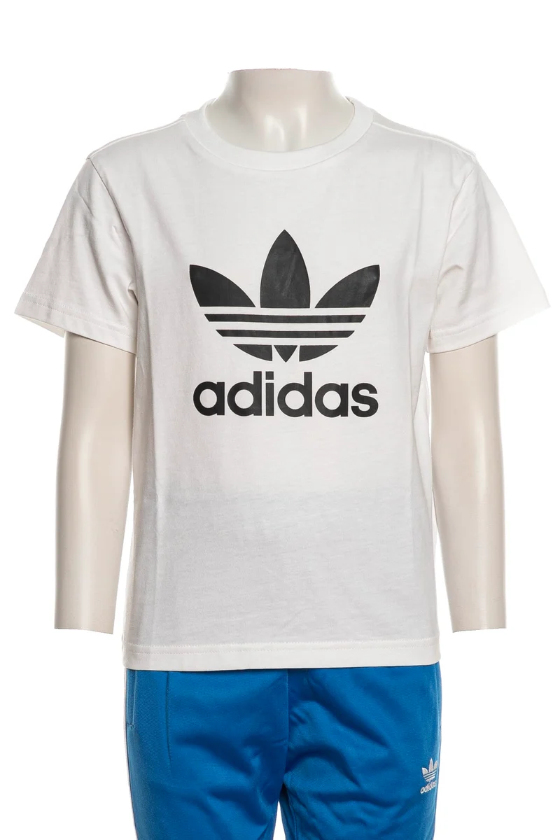 T Shirt Adidas Originals Trefoil Tee Boy Da Bambino Bianca