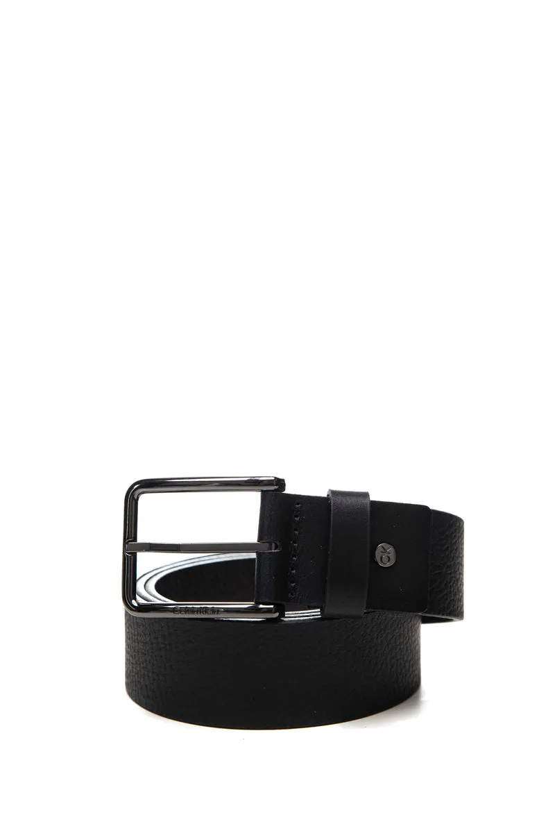 Cinta Calvin Klein Adj Warmth Da Uomo Blu Notte In Pelle