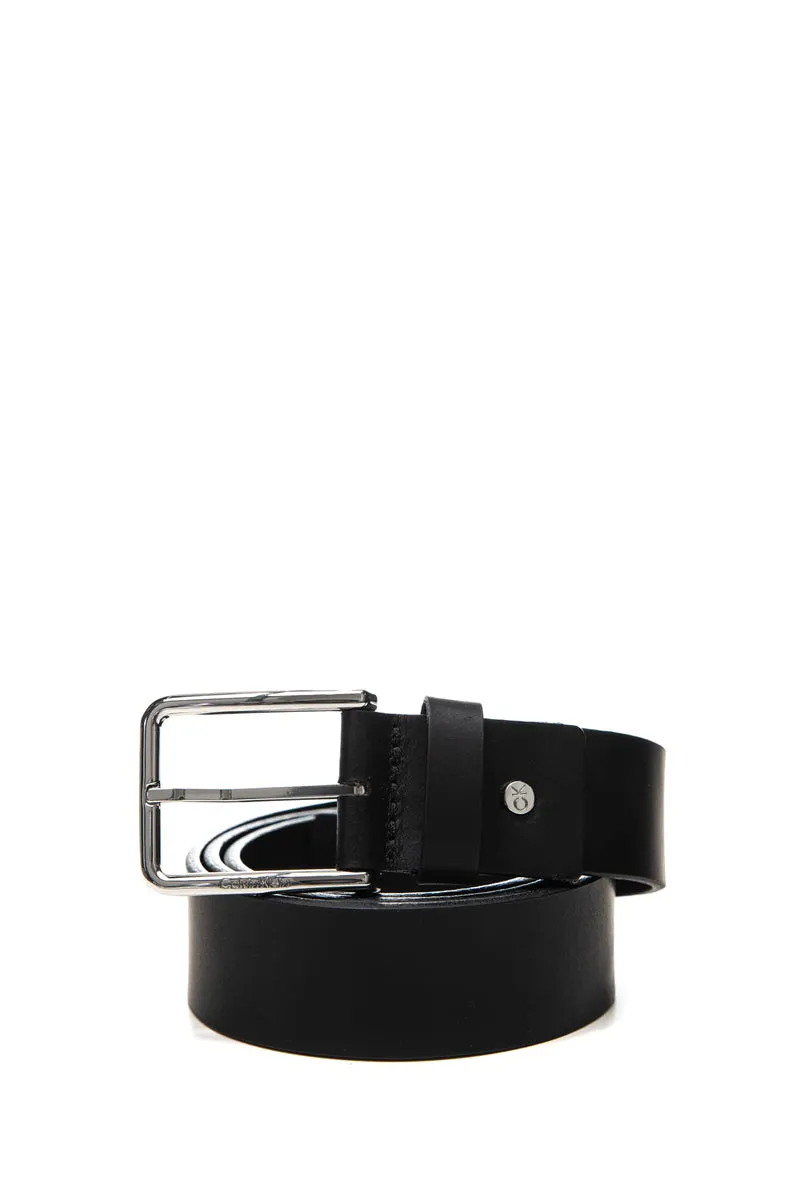 Cinta Calvin Klein Adj Warmth Da Uomo Nera In Pelle