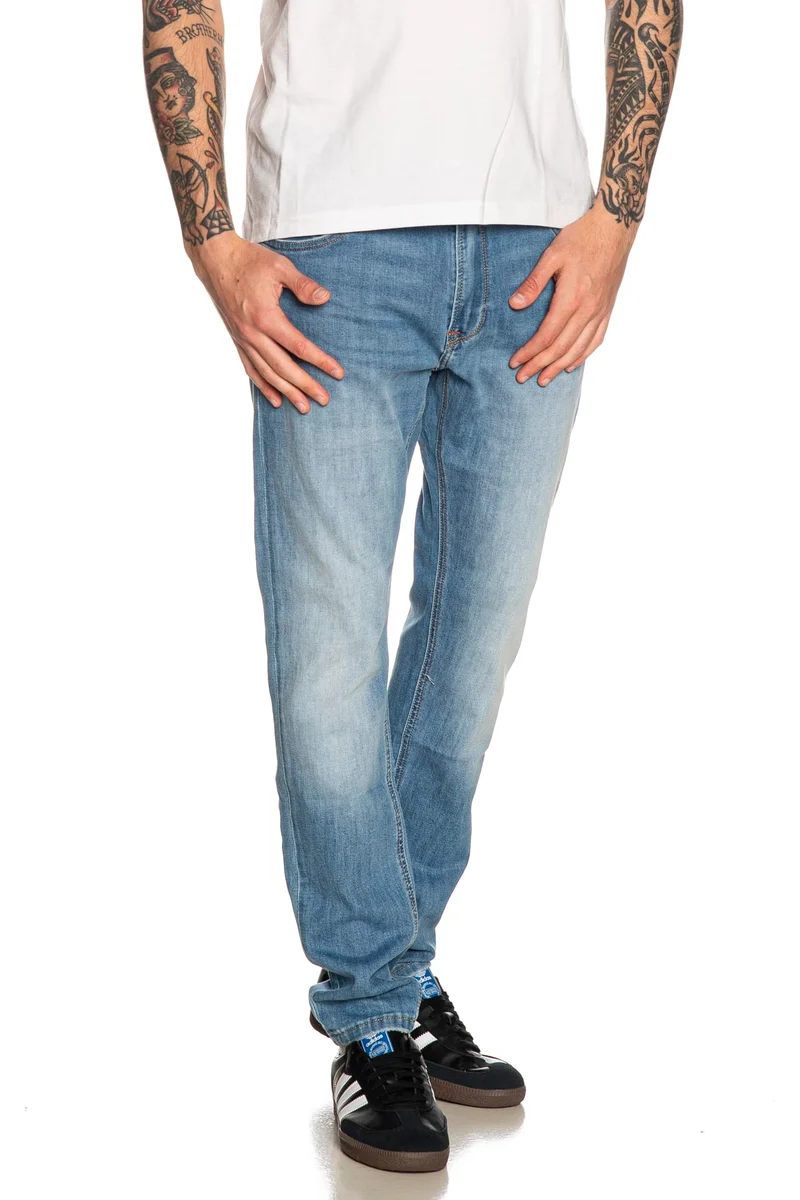 Jeans Gianni Lupo Bruce Da Uomo Denim Light Blu