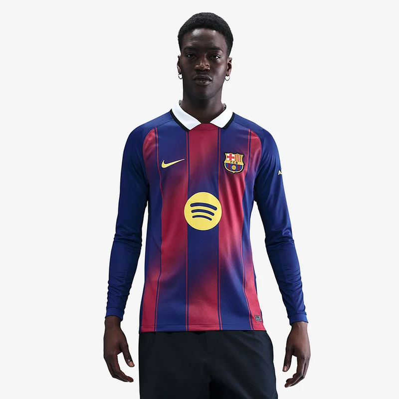 Maglia Nike FC Barcelona 25/26 Dri-FIT Stadium Primo Kit Maniche Lunghe