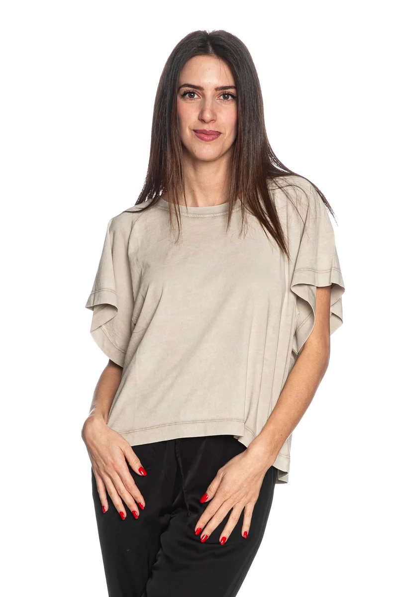 T Shirt Deha Blouse Da Donna Pomice