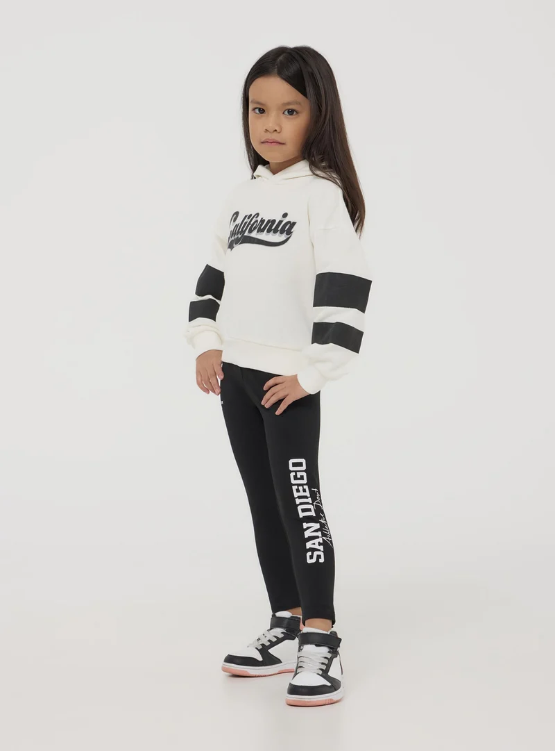 Leggings lunghi con scritte