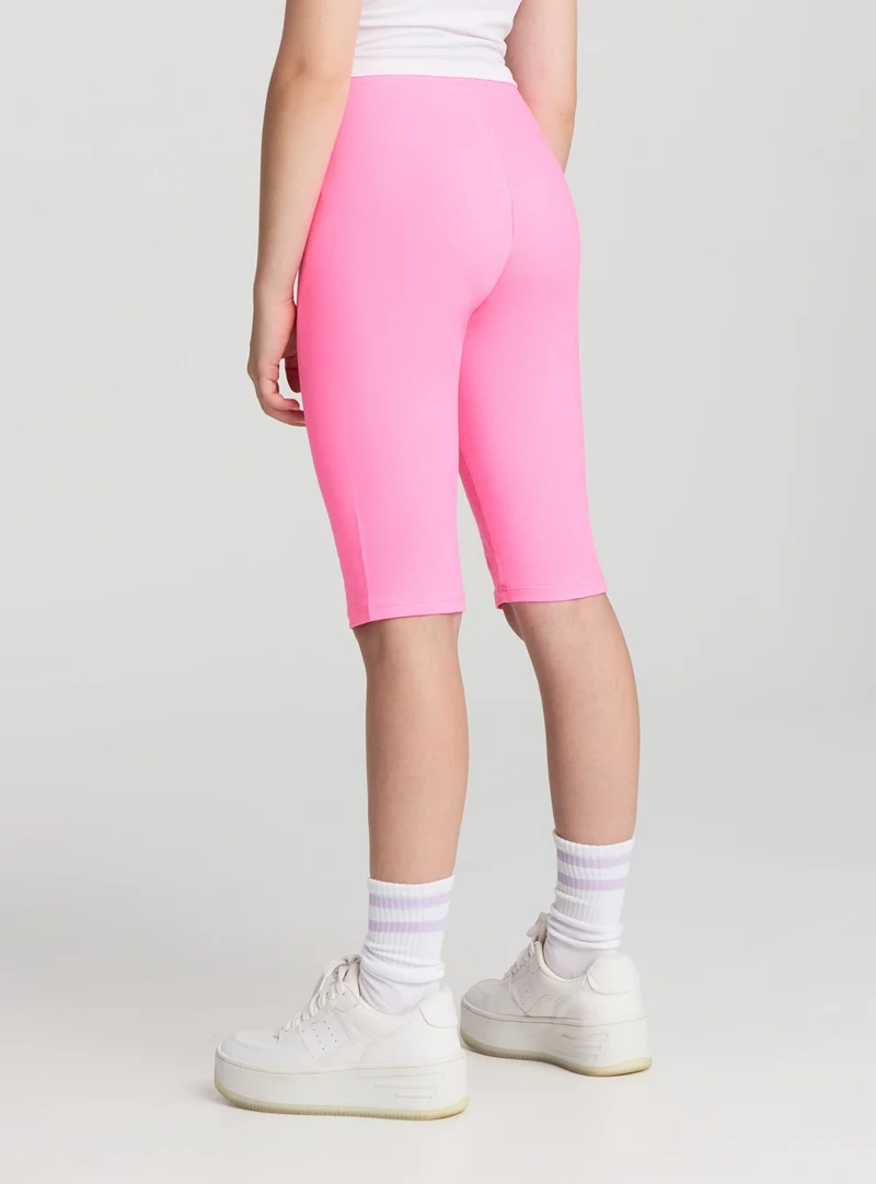 Leggings ciclista tinta unita