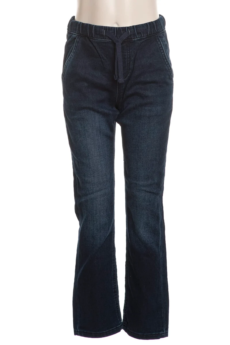 Jeans Guess Knit Chino Fit Boy Da Bambino Denim Dark Blu