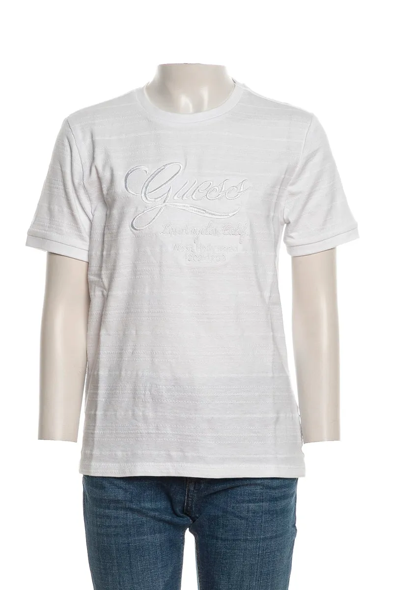 T Shirt Guess L.A. Jqd Tee Da Bambino Bianca