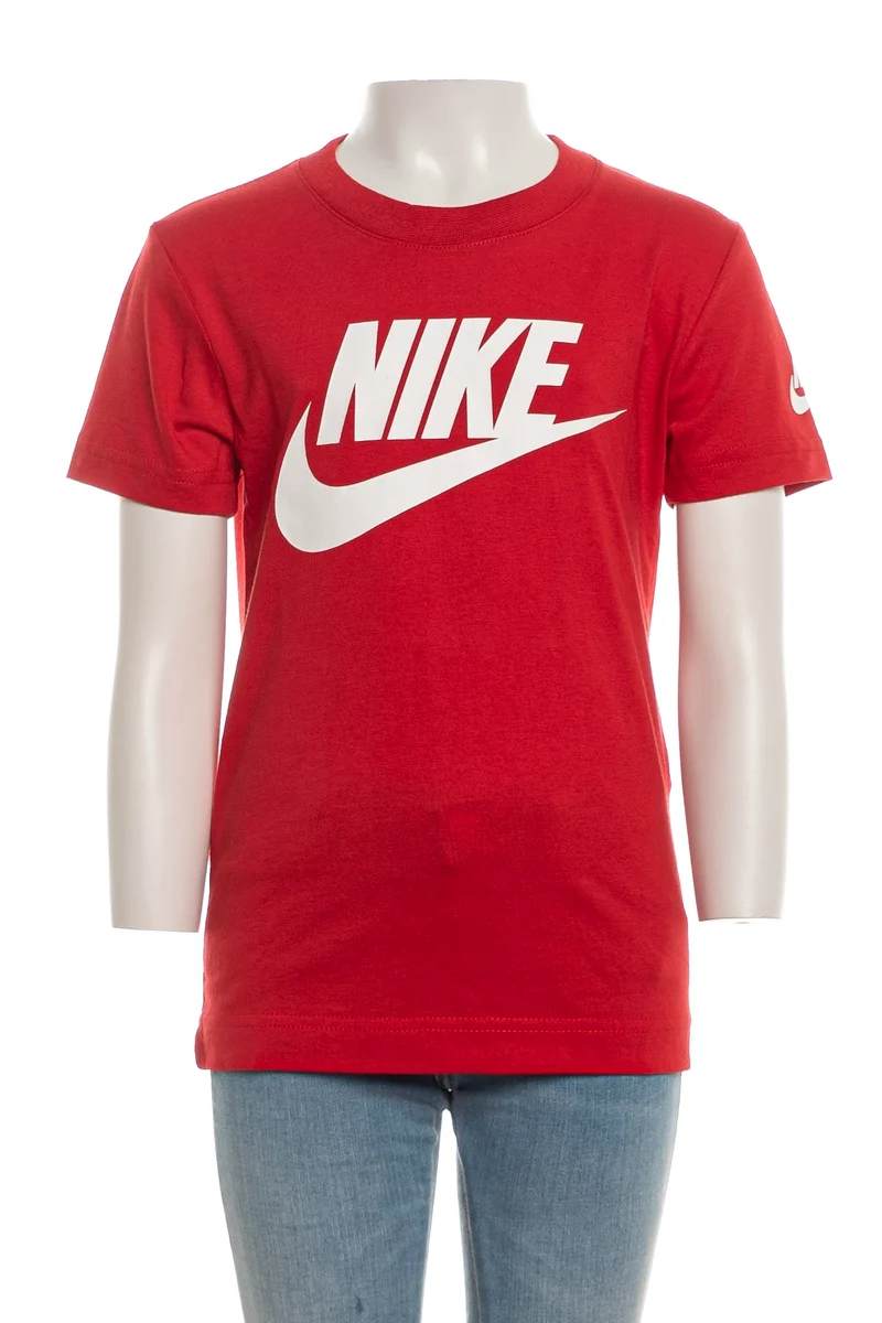 T Shirt Nike Futura Evergreen Da Bambino Rossa