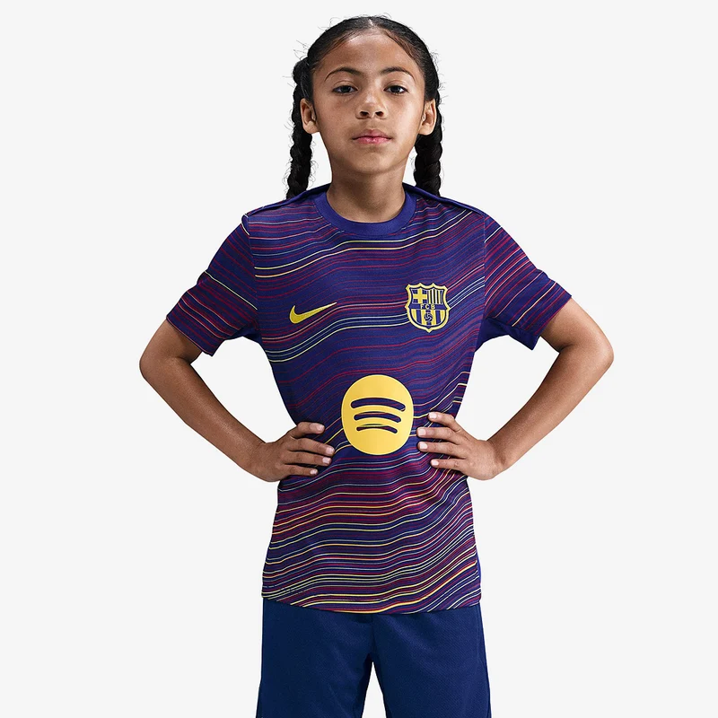 Maglia Nike FC Barcelona 25/26 Bambini Dri-FIT Academy Pro Pre-Match Primo Kit