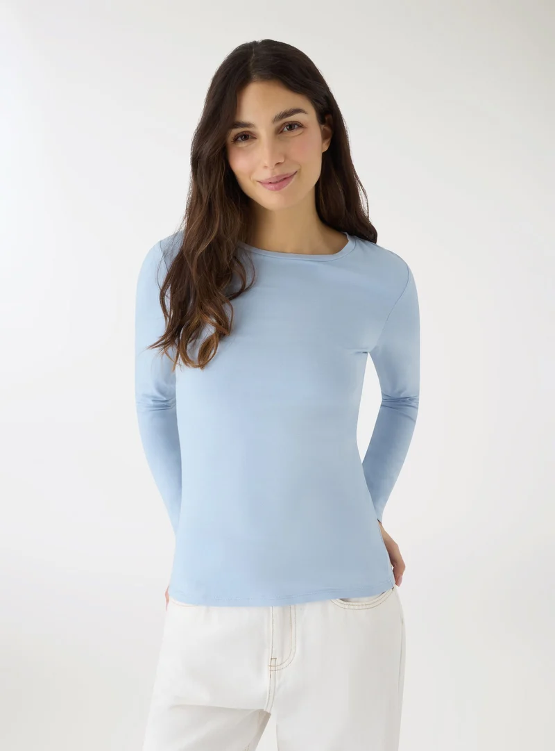 T-shirt basic a tinta unita