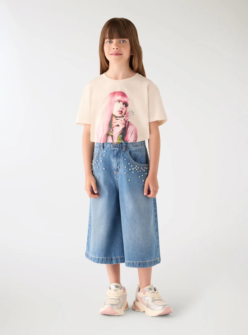 Jorts con strass applicati