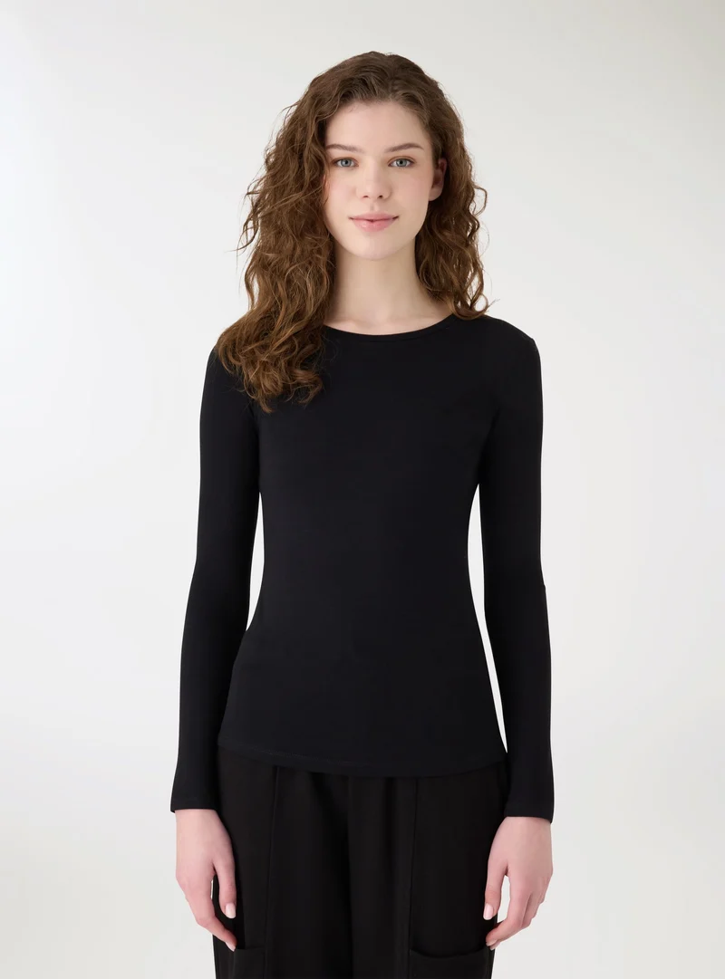T-shirt basic a tinta unita