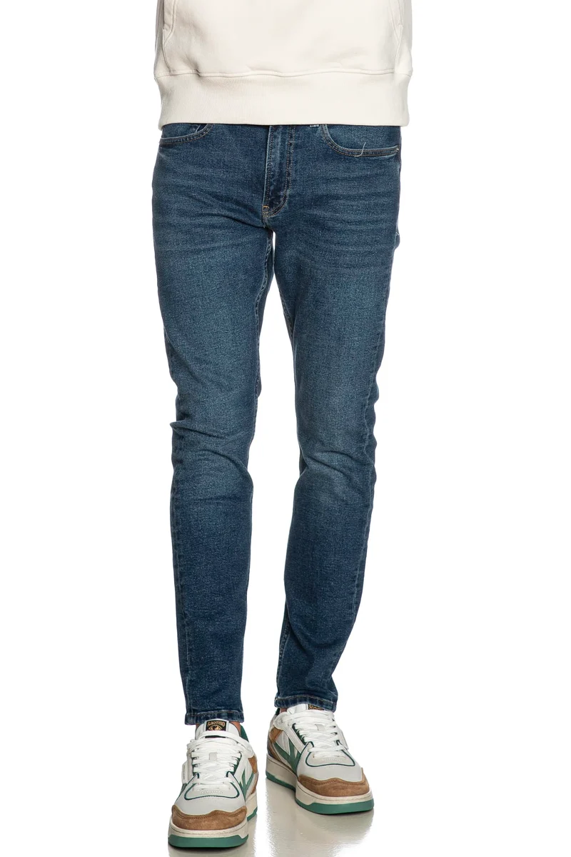 Jeans Calvin Klein Sl Tp 1 Bj Da Uomo Denim Medio Dark Blu