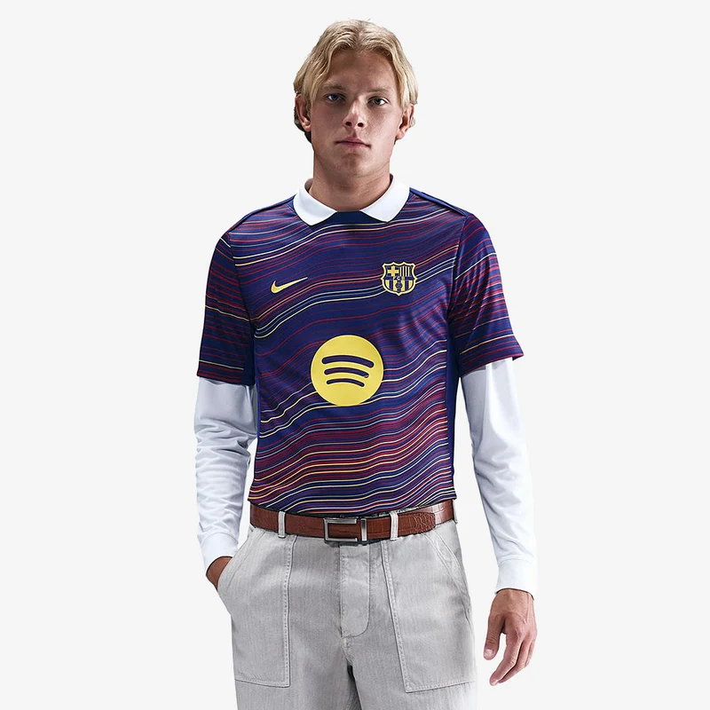 Maglia Nike FC Barcelona 25/26 Dri-FIT Academy Pro Pre-Match Primo Kit