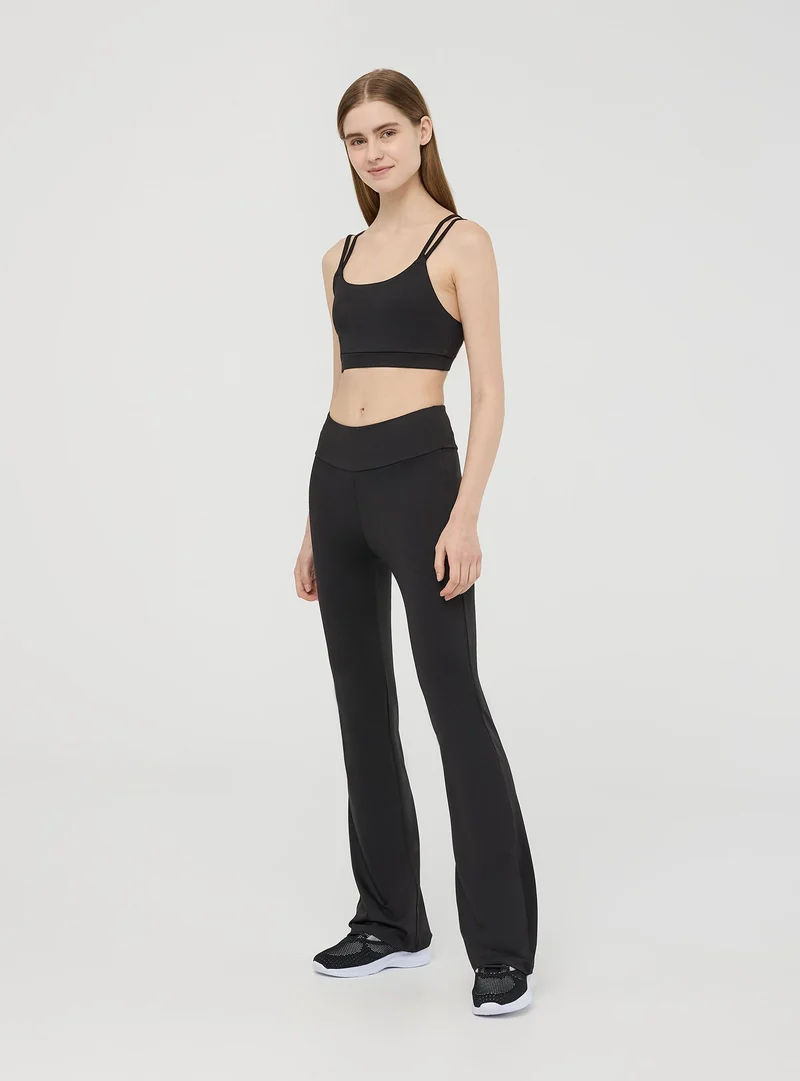 Leggings sportivi a zampa