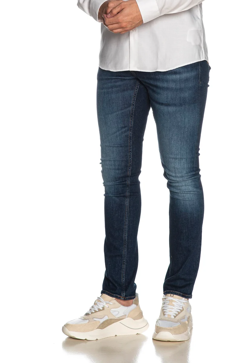 Jeans Guess Miami Da Uomo Denim Dark Blu