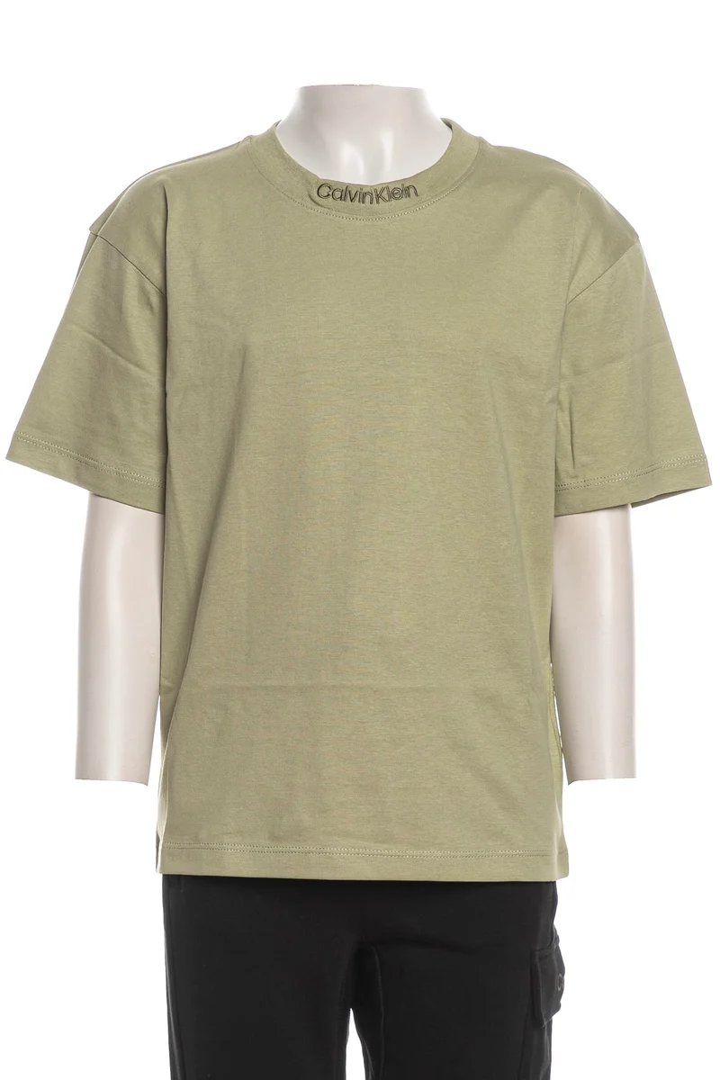 T Shirt Calvin Klein Embro Ck Ss Tee Da Bambino Vere Alga