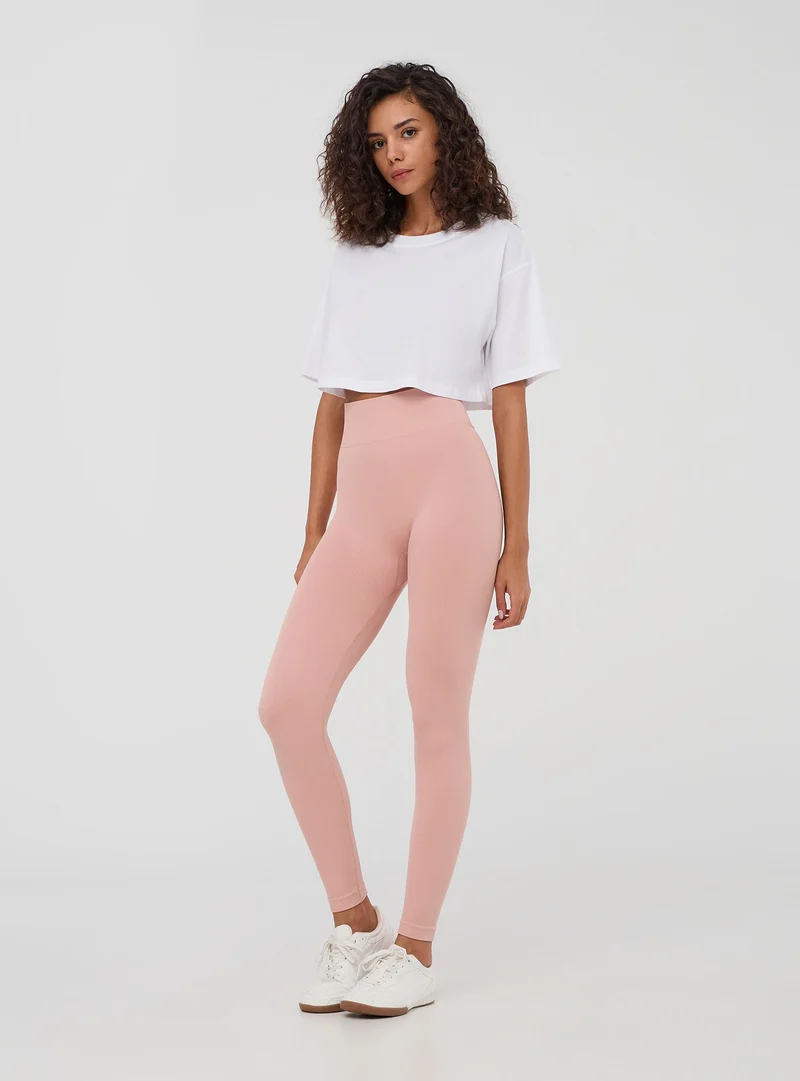Leggings seamless tinta unita