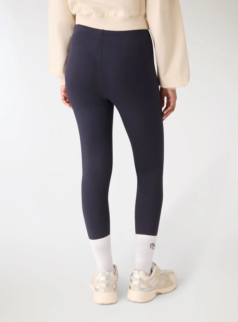 Leggings lungo a tinta unita