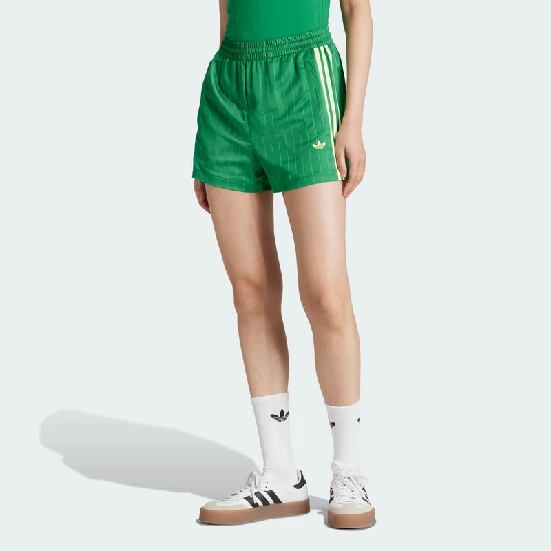 Shorts adidas Originals Donna Pin-stripe Satin