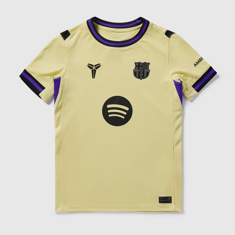 Maglia Nike FC Barcelona 25/26 Bambini Dri-FIT Stadium Maniche Corte Trasferta