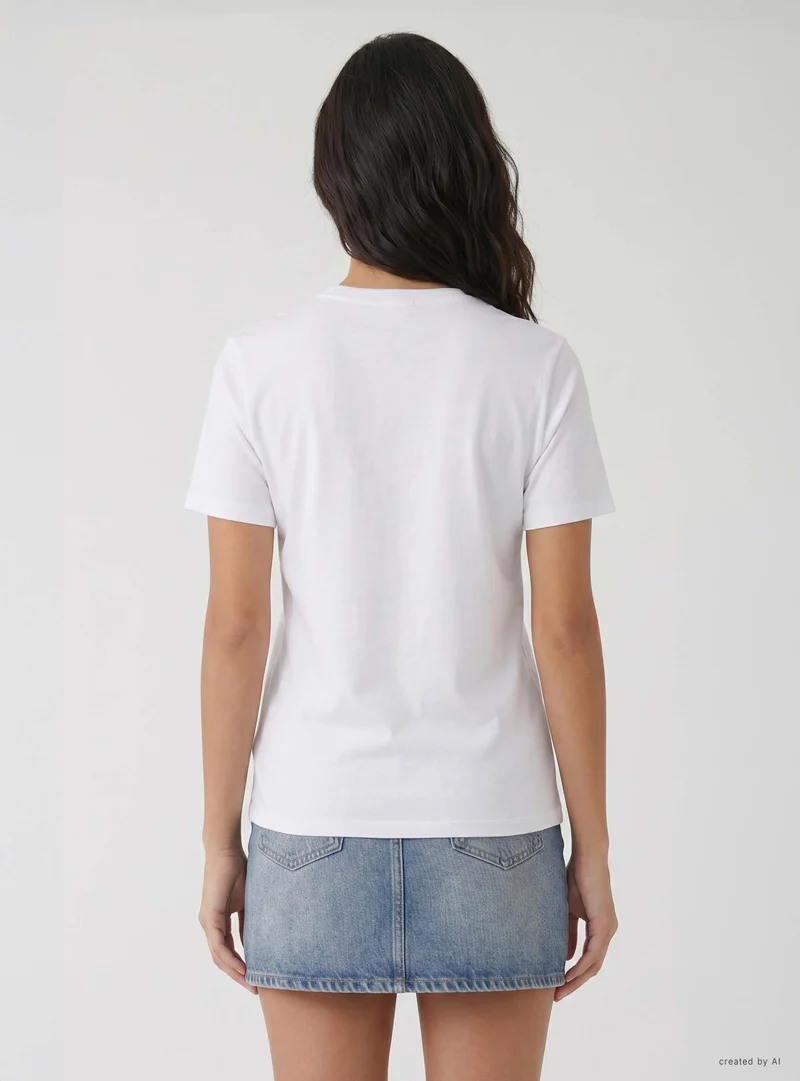T-shirt con stampa personaggi Disney®