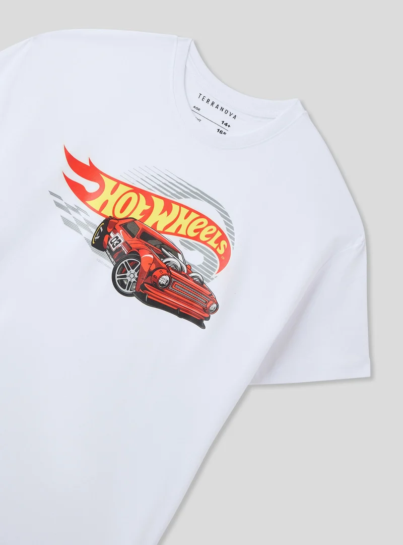 T-shirt stampa Hot Wheels® 10-14 anni