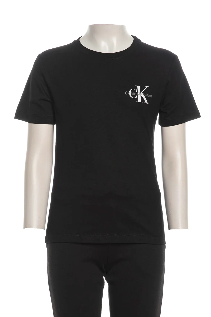 T Shirt Calvin Klein Cest Mono Ss Tee Da Bambino Nera