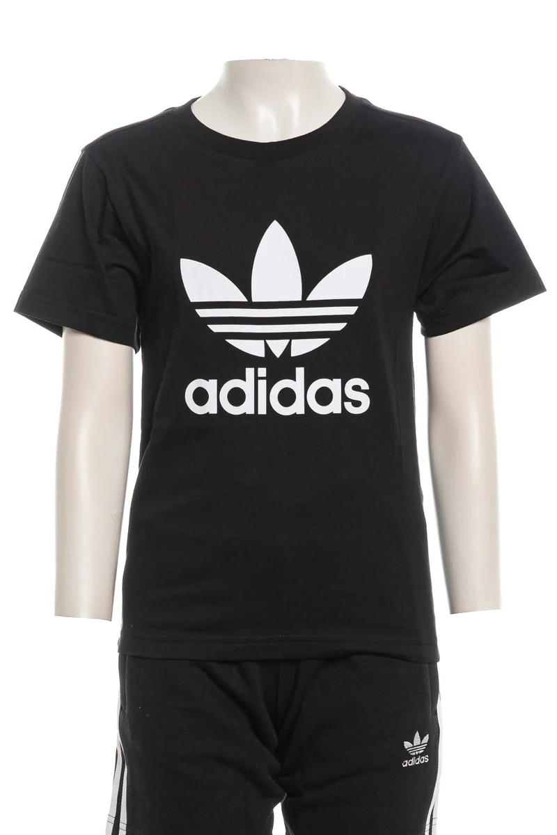 T Shirt Adidas Originals Trefoil Tee Da Bambino Nera
