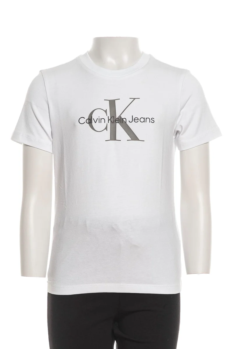 T Shirt Calvin Klein Mono Ss Tee Da Bambino Bianca