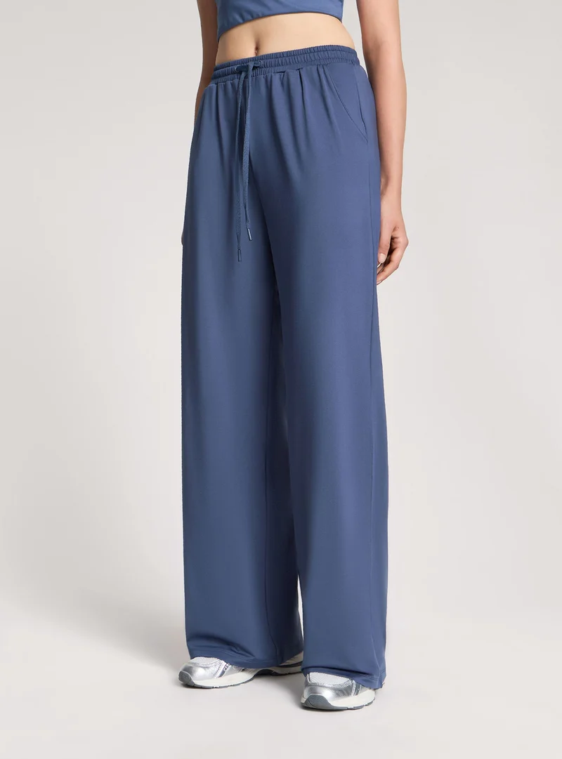 Pantaloni tuta wide leg
