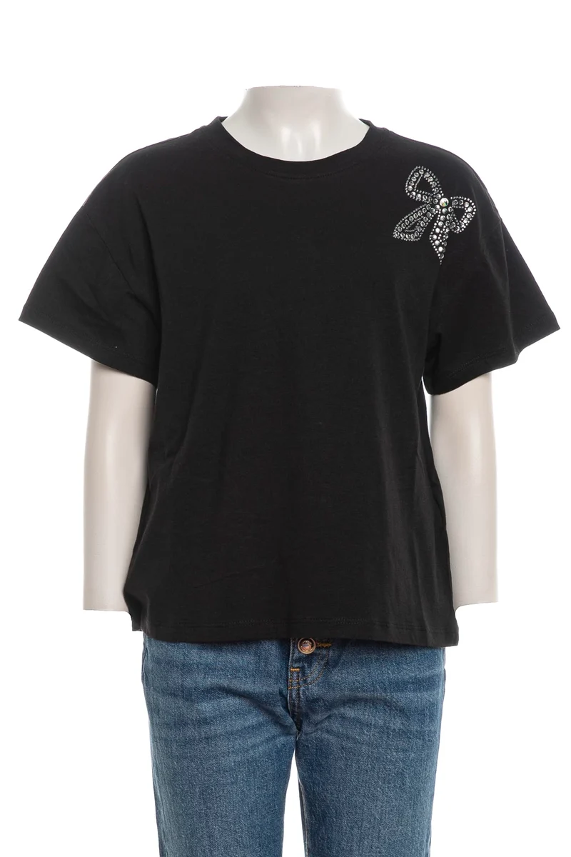 T Shirt Kids Only Antonia Tee Da Bambina Nera