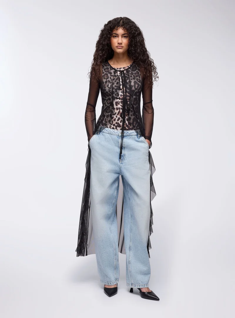 Kaftan lungo con rouches