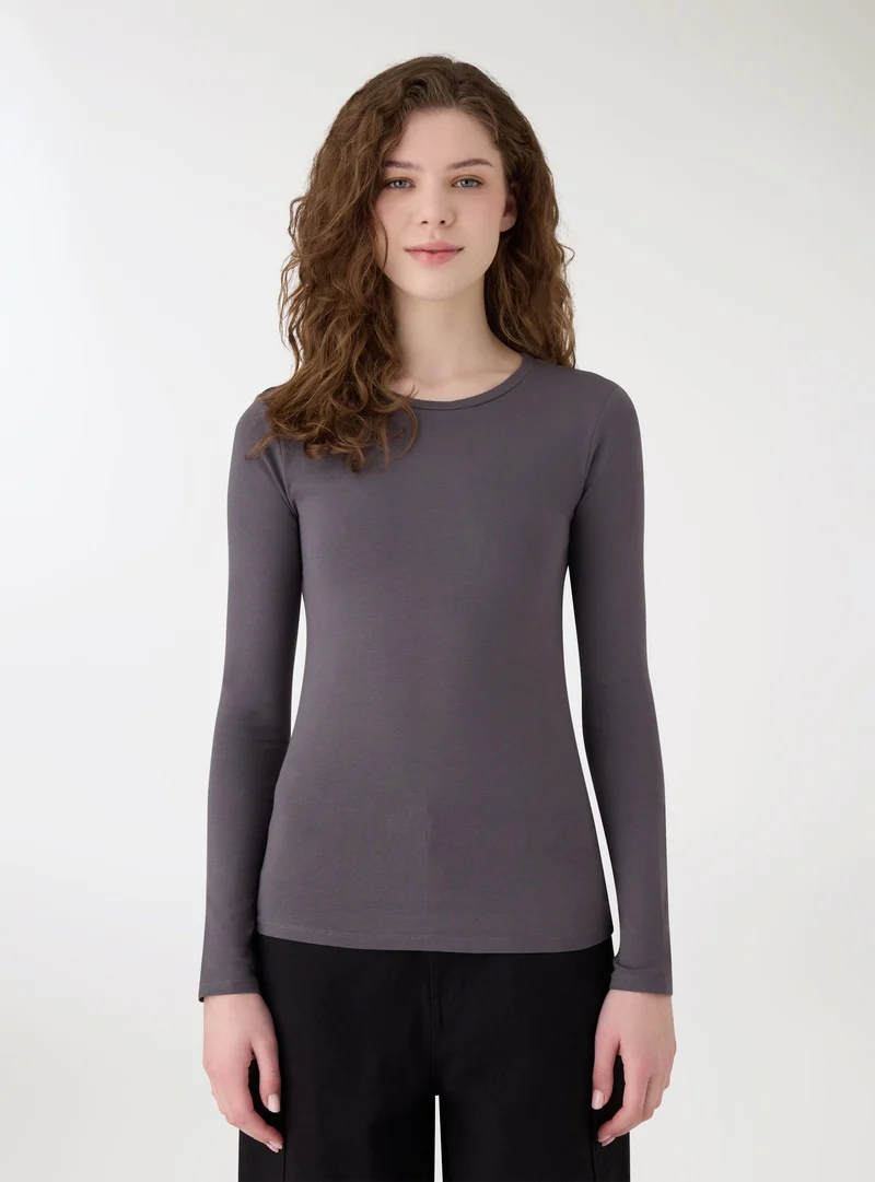 T-shirt basic a tinta unita