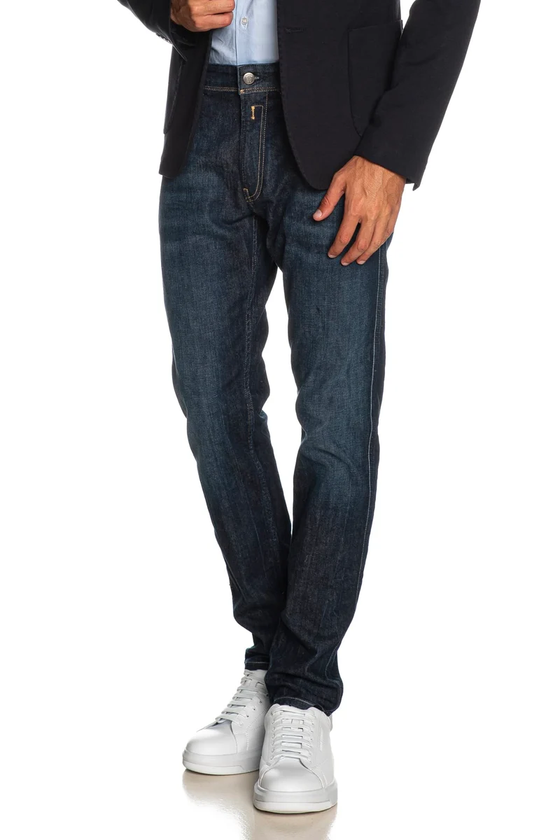 Jeans Replay Anbass Eco Plus Da Uomo Denim Dark Indigo Blu