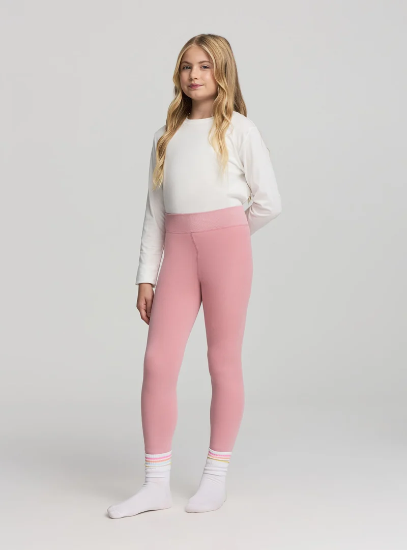 Leggings con interno in similpelliccia