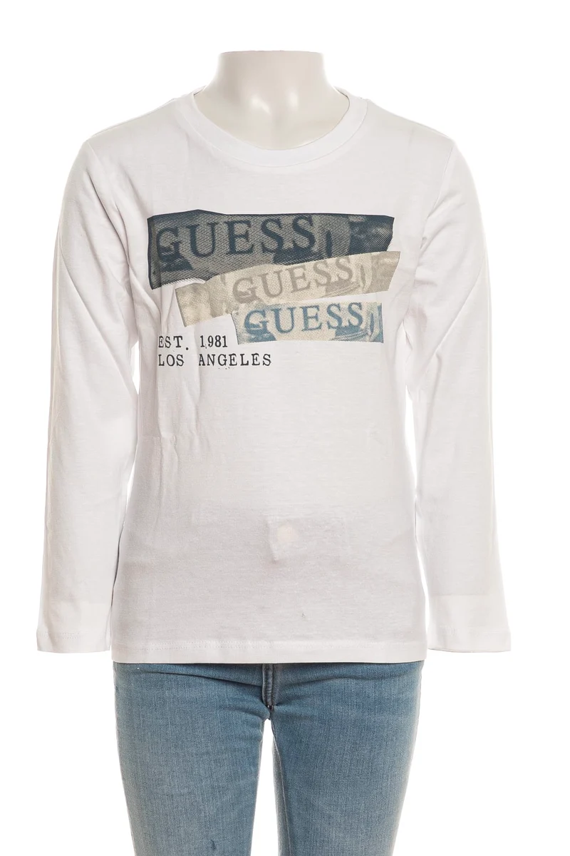 T Shirt Guess La Est Cut Baby Boy Da Bambino Bianca