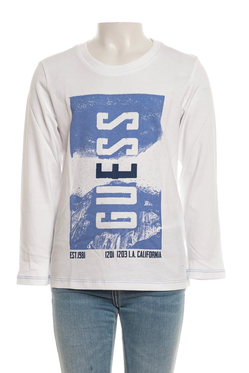 T Shirt Guess American La California Baby Boy Da Bambino Bianca
