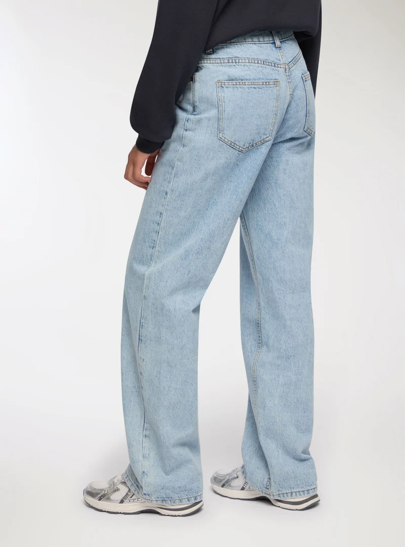 Jeans chiari wide leg