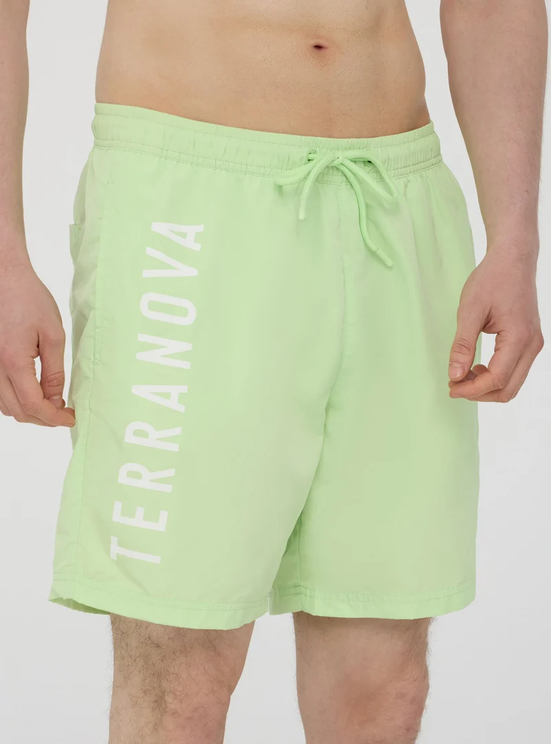 Bermuda mare con logo e coulisse