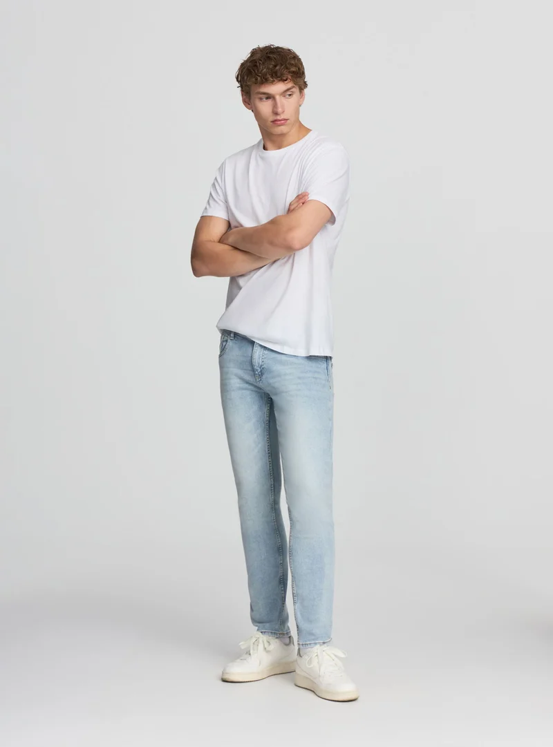 Jeans chiari regular fit cinque tasche