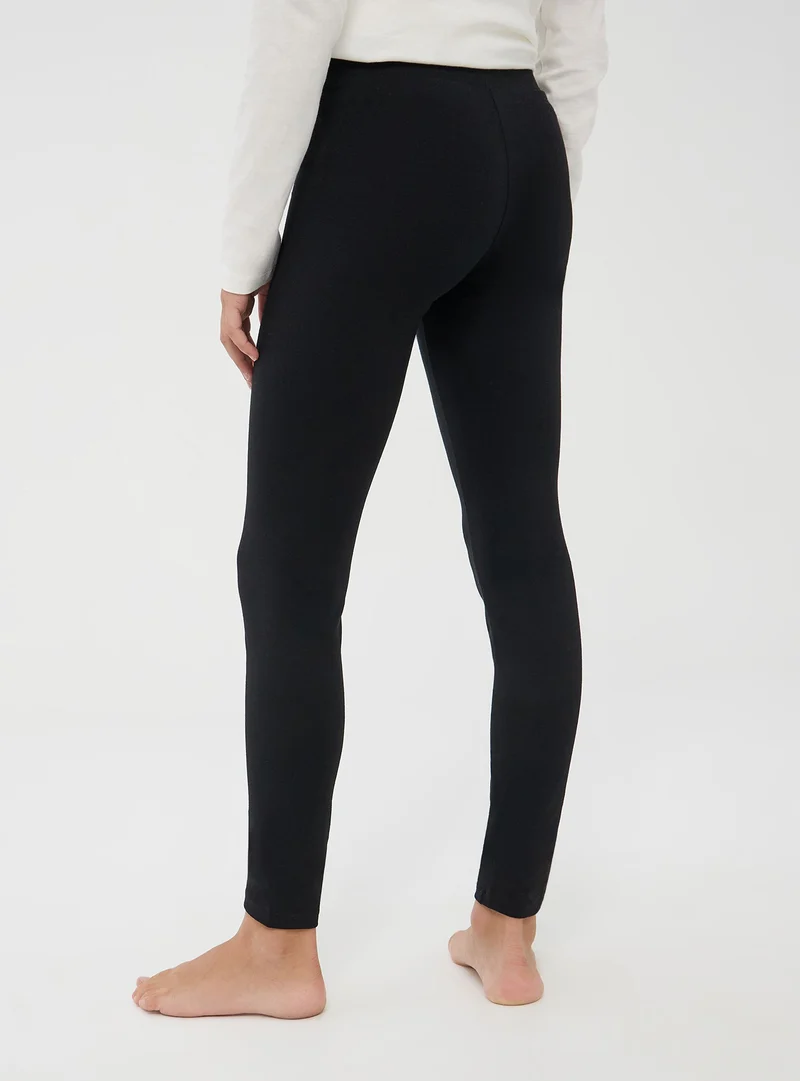 Leggings pesanti a vita alta