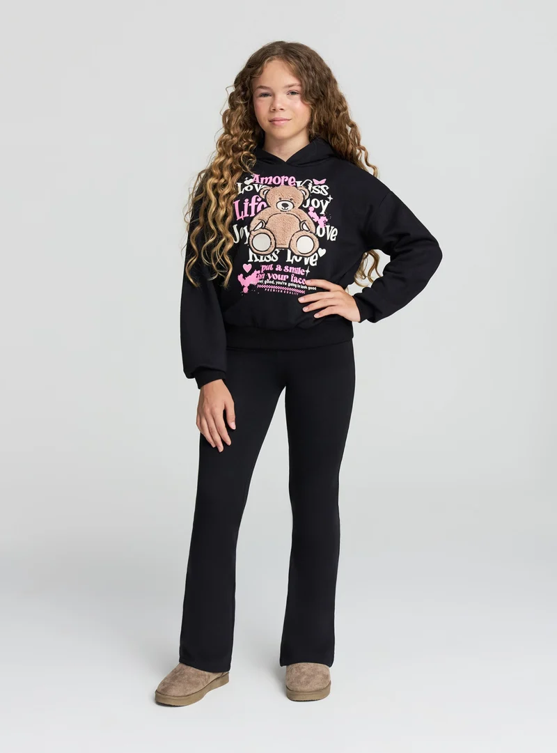 Leggings lunghi a zampa