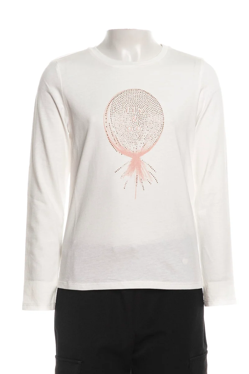 T Shirt Imperial Kids Fly And Go Da Bambina Bianca