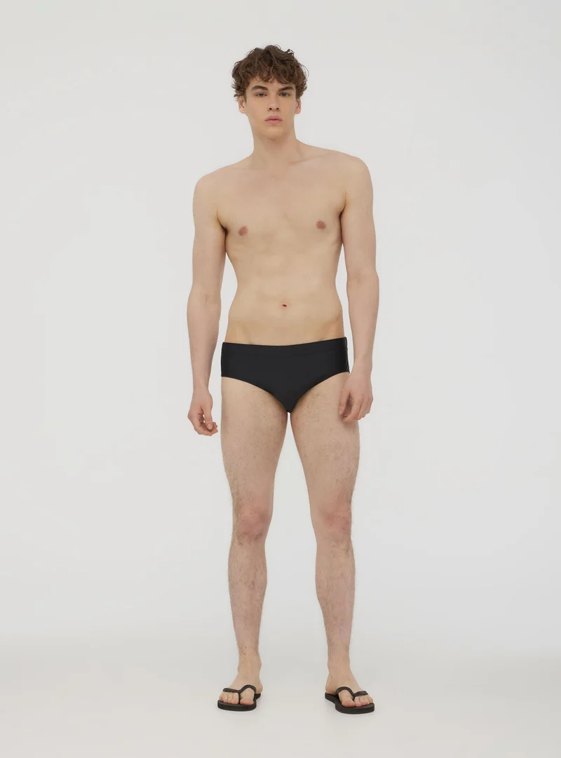 Slip mare con logo sul retro
